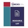 CHECKS Resource List 